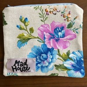 Handmade Makeup Pouch | Lined Zipper Bag